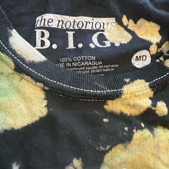 Tie-dye The Notorious BIG Tour T-shirt. Size Medium. Unisex. - Picture 4 of 6